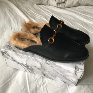 Fur Loafers